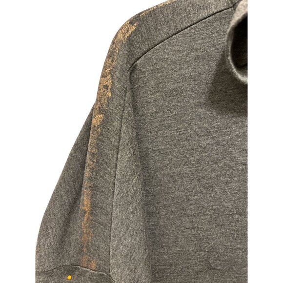 Women's Small Splendid Full Zip Sweatshirt Hoody Bronze Shoulders Details - Picture 3 of 6